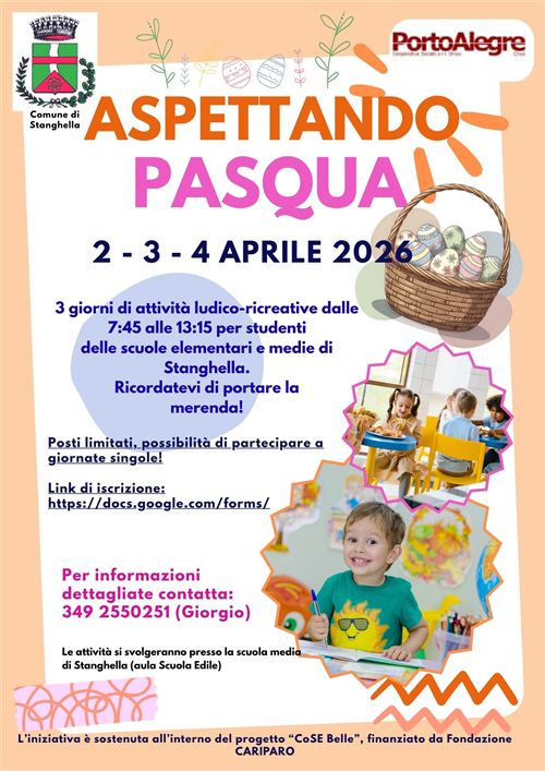 Progetto CoSE Belle - Animazione di Pasqua