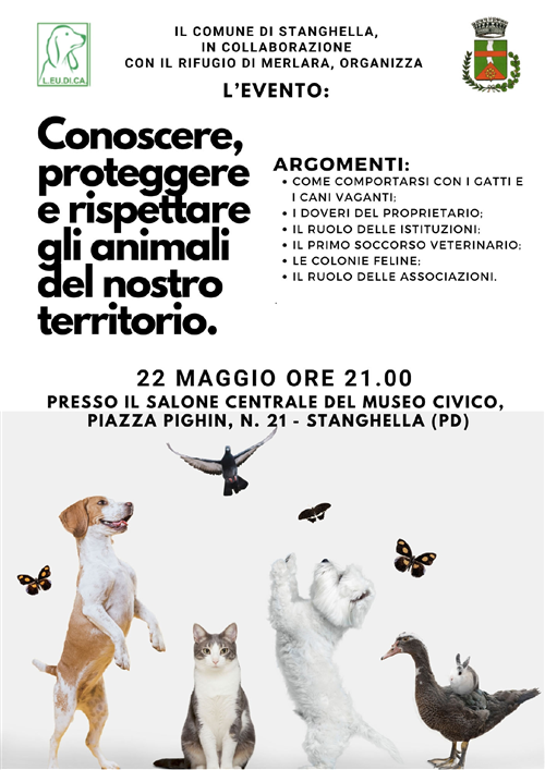 Conoscere, proteggere e rispettare gli animali del nostro territorio