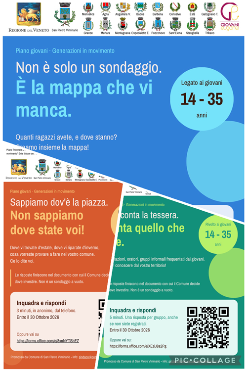 Piano giovani "Generazioni in movimento" â€“ Piano Triennale "Prendo Spazio" DGR 66/2025 â€“ ATS VEN_17 Este