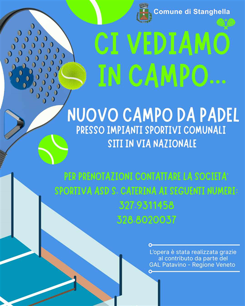 Nuovo campo da padel