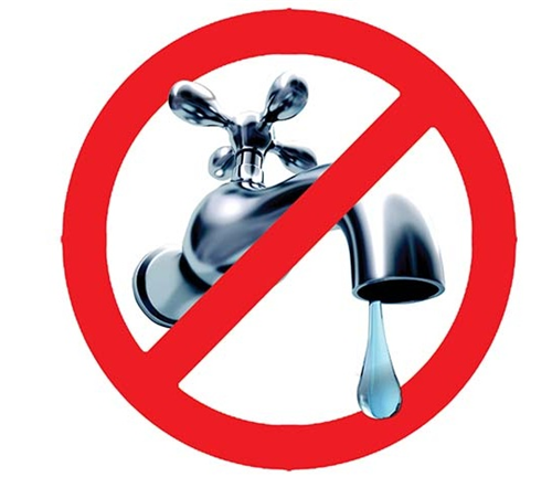 Sospensione e/o riduzione erogazione dell'acqua